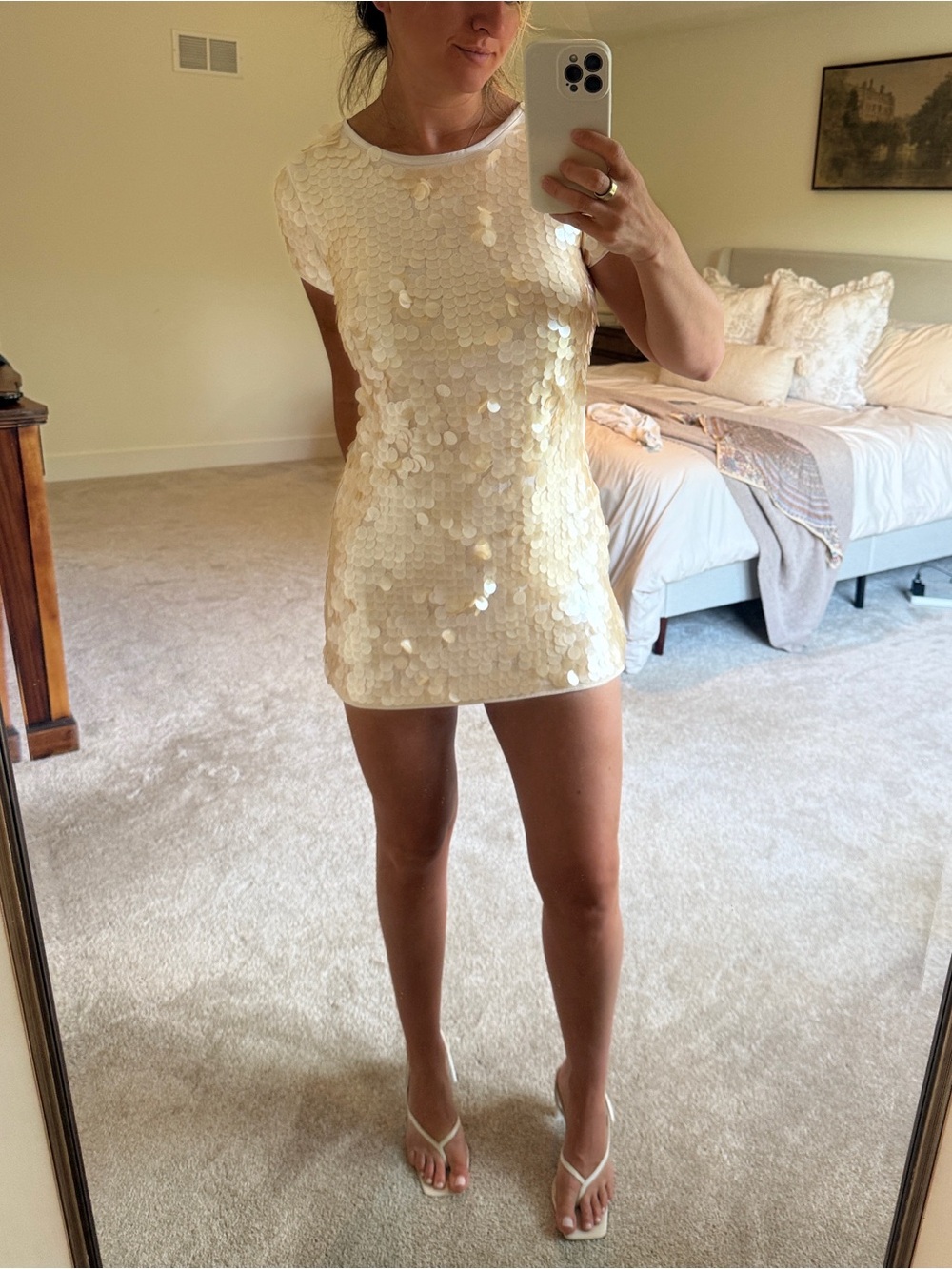 NWOT abercrombie Ballerina Sequin DRESS